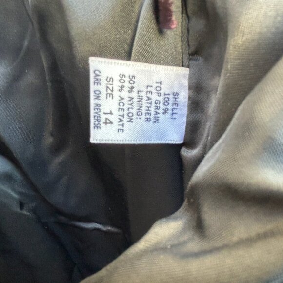 VINTAGE 100% Genuine Leather Pants - Picture 5 of 5